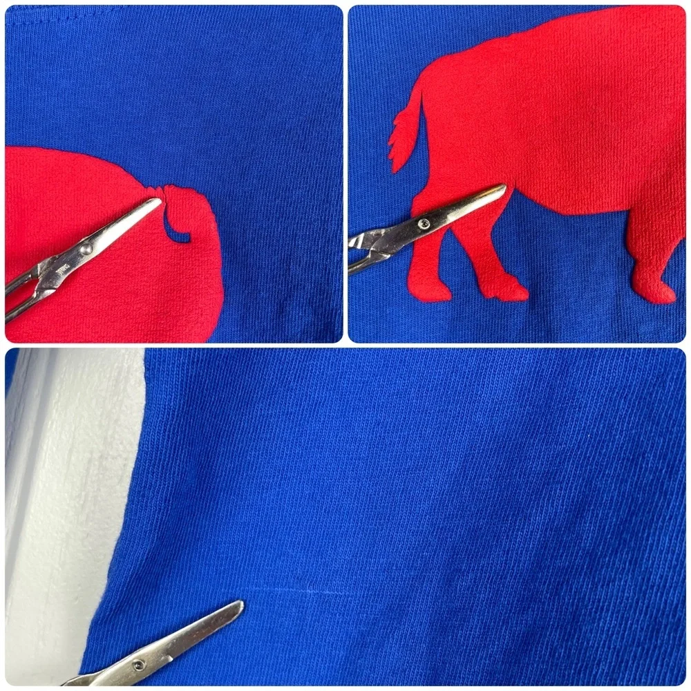 Buffalo Bills Spirit Jersey Shirt Kids Boys Size L Let’s Go Buffalo Long Sleeve - Picture 14 of 15